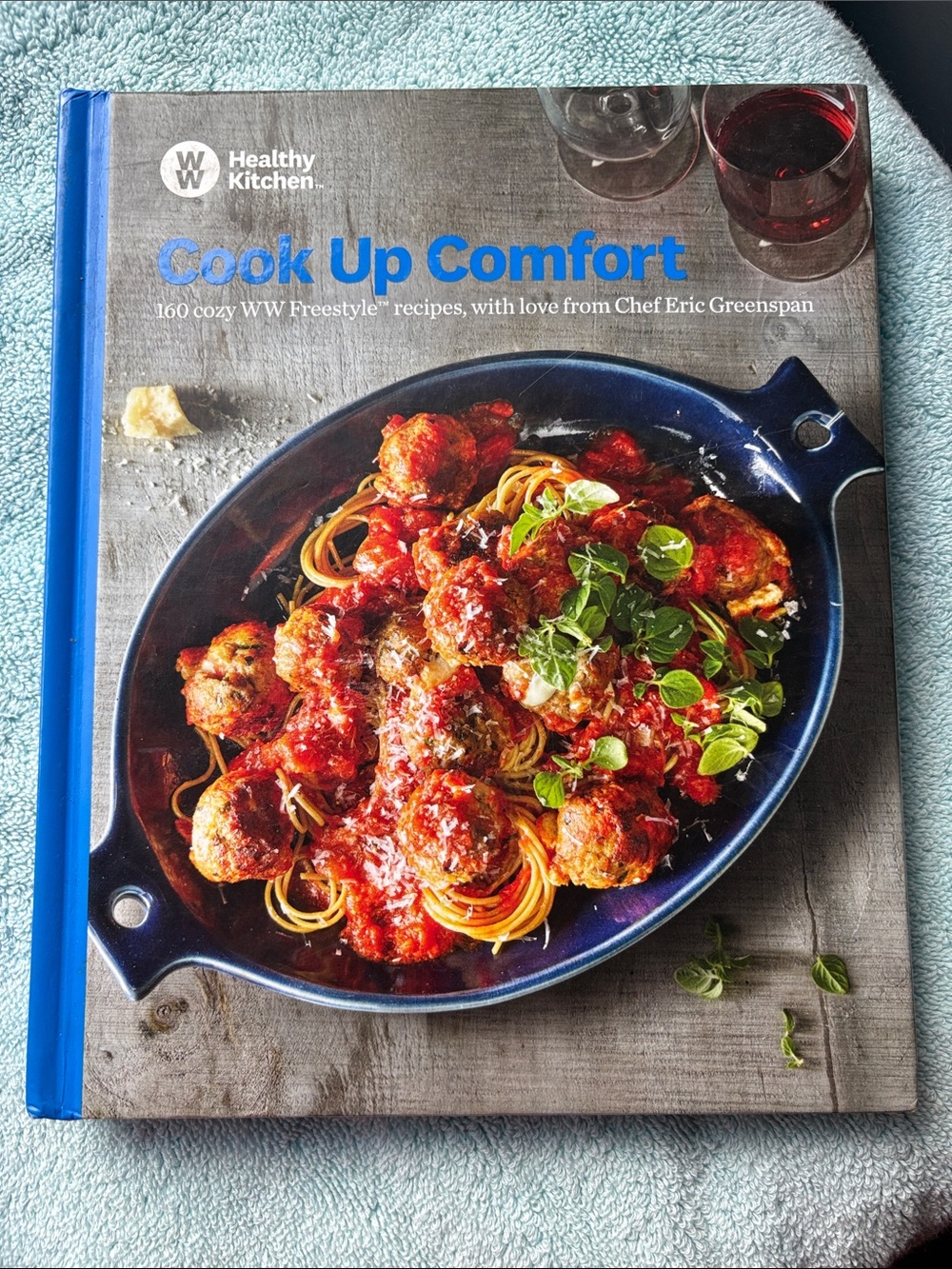WW Cook Up Comfort Cookbook. Hardcover. Great condition. 280 pages. Color photos